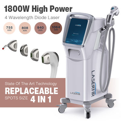 ซื้อ 4 ใน 1 ปรับปรุง 808nm Alexandrite Nd Yag คลินิก ดอยด์เลเซอร์เครื่องกําจัดผมสําหรับขาย การผลิตออนไลน์