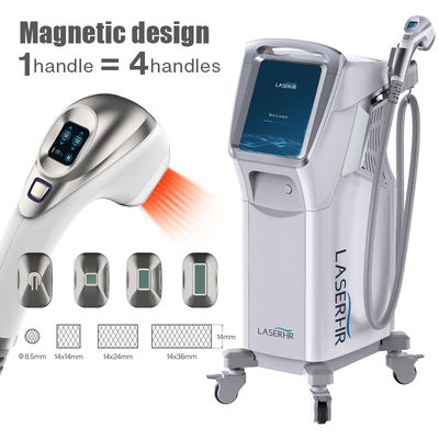 ซื้อ 4 ใน 1 เครื่องกําจัดผมเลเซอร์ไดโอด์ถาวร ความแรงสูงขนาดจุดปรับ การผลิตออนไลน์